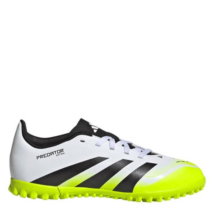 アディダス Adidas 【 Predator Club Childrens Astro Turf Football Boots Kids White/Blk/Lemon 】 プレデター クラブ ターフ フットボール ブーツ ジュニア キッズ 白色 ホワイト