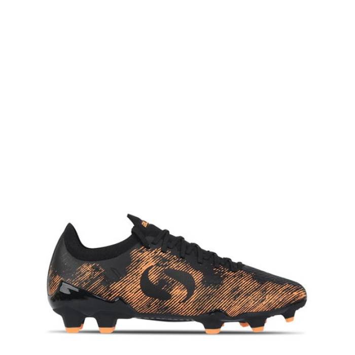 Sondico 【 Blaze Junior Fg Football Boots Kids Black/Orange 】 フットボール ブーツ ジュニア キッズ 黒色 ブラック orange 橙・オレンジ