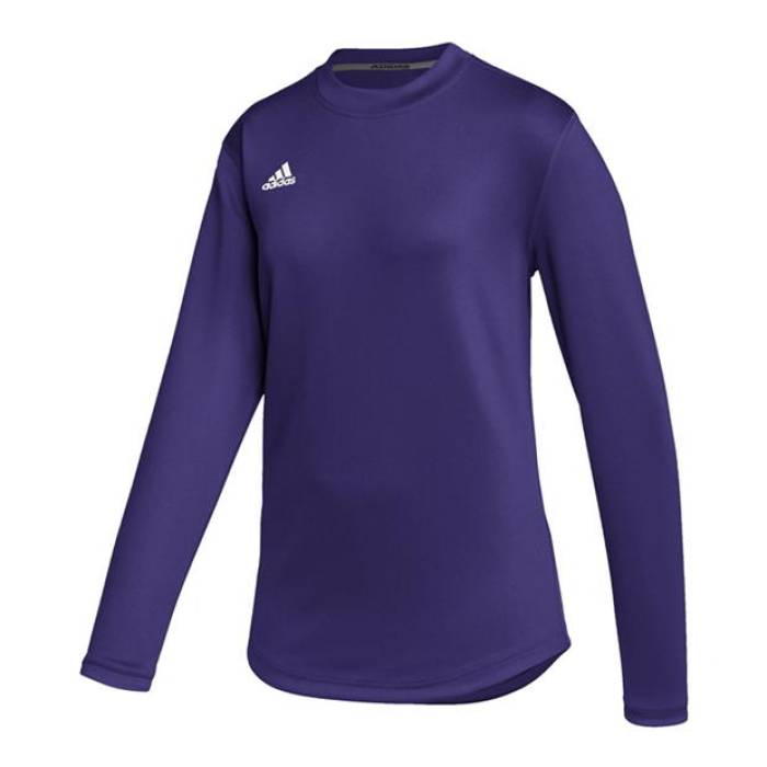 アディダス Adidas 【 Training Long Sleeve Top Womens Women Purple 】 形づくる Sleeve 捩り レディース レディース Purple 紫・パープル