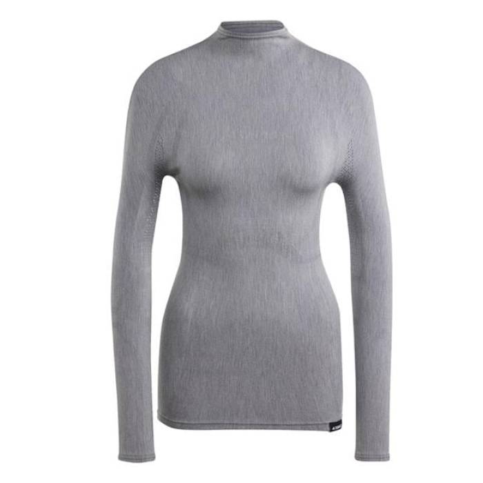 アディダス Adidas 【 Drynamo Long Sleeve Training Top Womens Women Grefiv 】 Sleeve スリーブ トレーニング レディース レディース