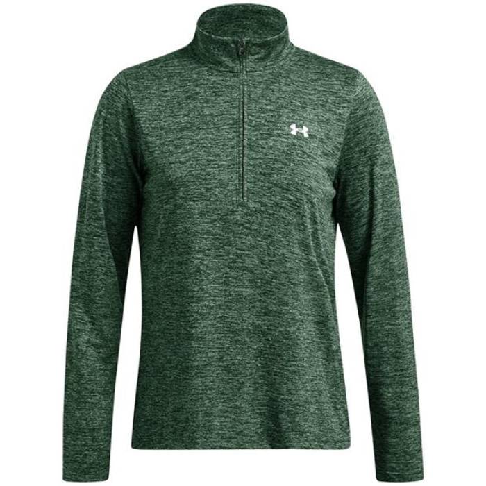 アンダーアーマー Under Armour 【 Armour Tech Half Zip Top Womens Women Forest Green 】 テック 二分の一 レディース レディース フォレスト green 緑・緑であること