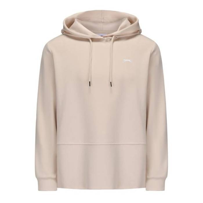 Slazenger 【 Scuba Hoodie Women Beige 】 フーディー パーカー レディース ベージュ