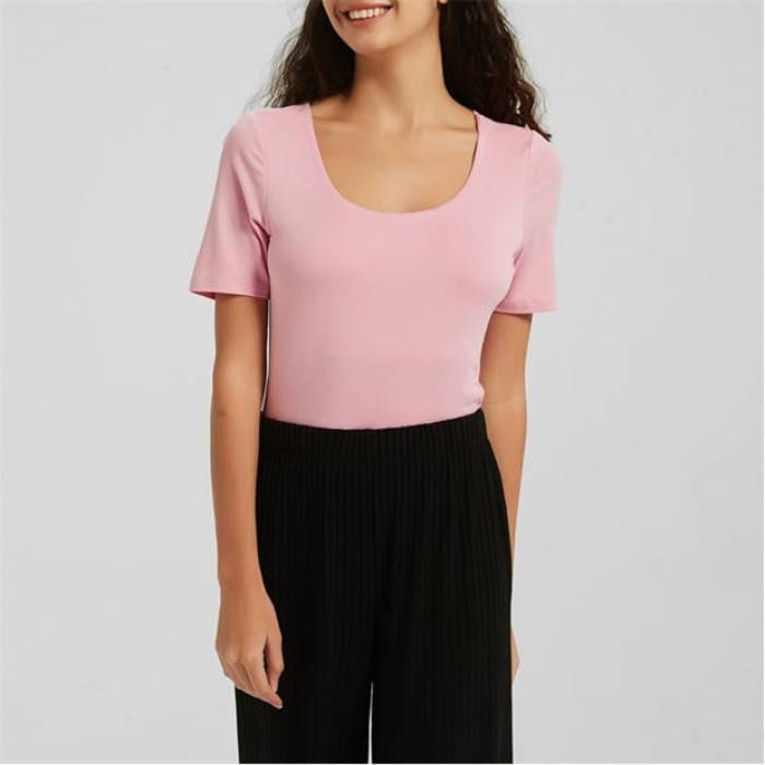 Be You 【 Scoop Neck Bodysuit Womens Women Pink 】 ボディースーツ レディース レディース pink ピンク 9,344円