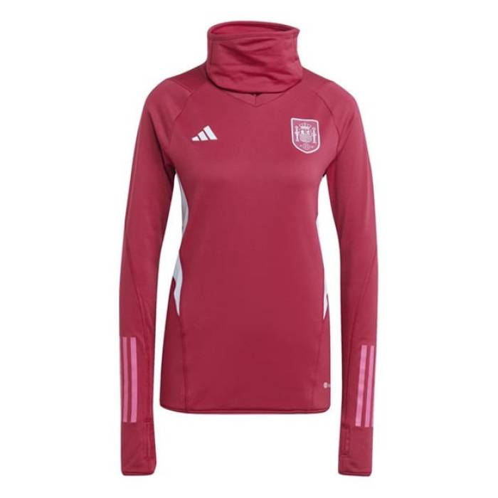 アディダス Adidas 【 Spain Pro Training Top 22/23 Womens Women Mystery Ruby 】 労働者階級 形づくる レディース レディース