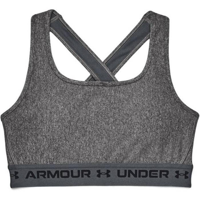 アンダーアーマー Under Armour 【 Armour Medium Support Crossback Bra Womens Women Charcoal Light Heather 】 レディース レディース チャコール heather ヘザー
