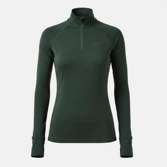 Usa Pro 【 Long Sleeve Quarter Zip Top Womens Women Khaki 】 Sleeve スリーブ レディース レディース カーキ
