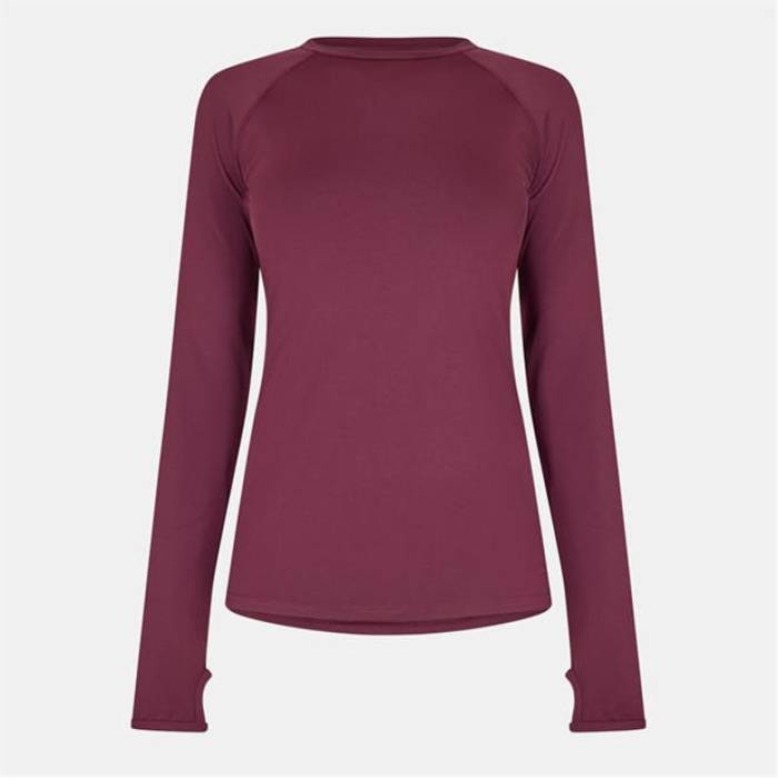 Usa Pro 【 Pro Long Sleeve Top Womens Women Dark Cherry 】 プロ Sleeve スリーブ レディース レディース