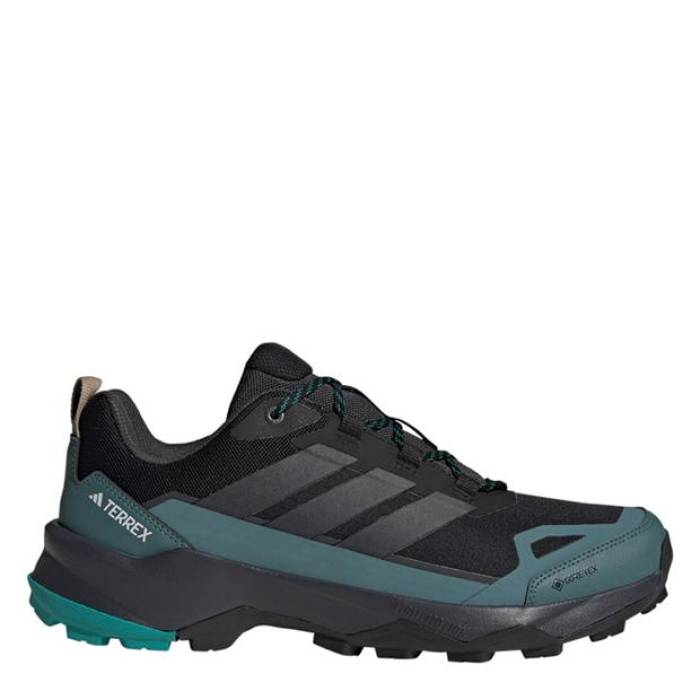 アディダス Adidas 【 Terrex Skychaser Ax5 Gore-Tex Hiking Shoes Mens Men Black/Teal 】 ゴアテックス シューズ 運動すること靴 メンズ メンズ 黒いこと 黒いこと