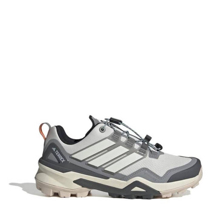 アディダス Adidas 【 Non-Waterproof Hiking Shoes Women Grey/White/Grey 】 シューズ 運動すること靴 レディース 薄墨色 薄墨色 白いこと 白いこと