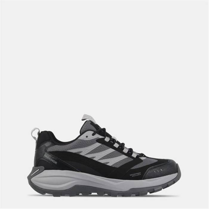 Karrimor 【 Milford Waterproof Hiking Shoes Mens Men Charcoal 】 シューズ 運動すること靴 メンズ メンズ 暗灰色