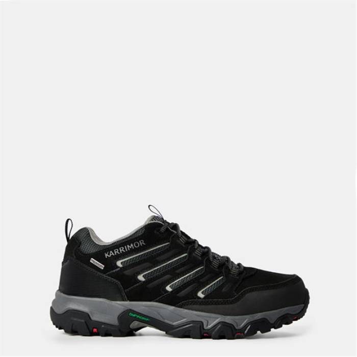 Karrimor 【 Mount Waterproof Walking Shoes Mens Men Black 】 シューズ 運動すること靴 メンズ メンズ 黒いこと 黒いこと