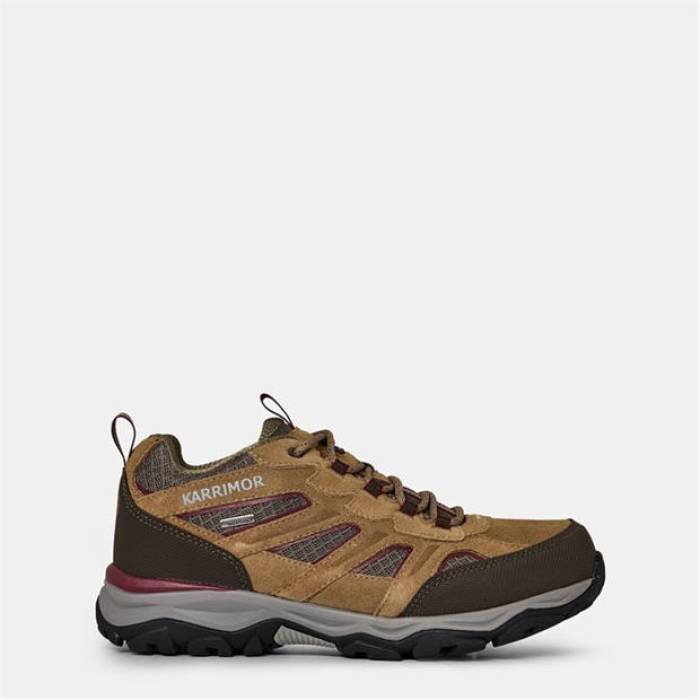 Karrimor 【 Mount Waterproof Walking Shoes Womens Women Brown 】 シューズ 運動すること靴 レディース レディース 赤銅色 赤銅色