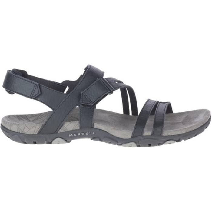 メレル Merrell 【 Sandspur Walking Sandals Womens Women Black 】 サンダル レディース レディース 黒いこと 黒いこと