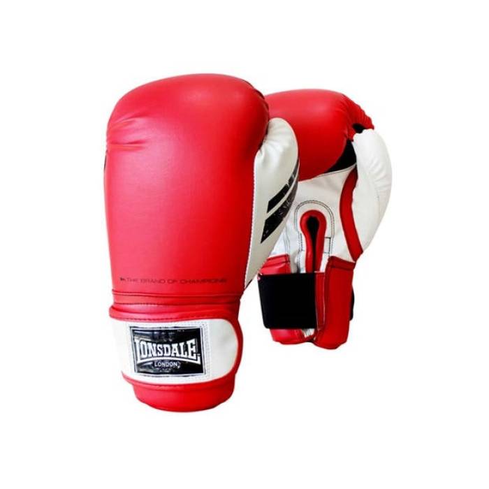 Lonsdale 【 Cruiser Training Glove Unisex Red/White 】 トレーニング グローブ グラブ 手袋 ユニセックス Red 赤・レッド 白色 ホワイト