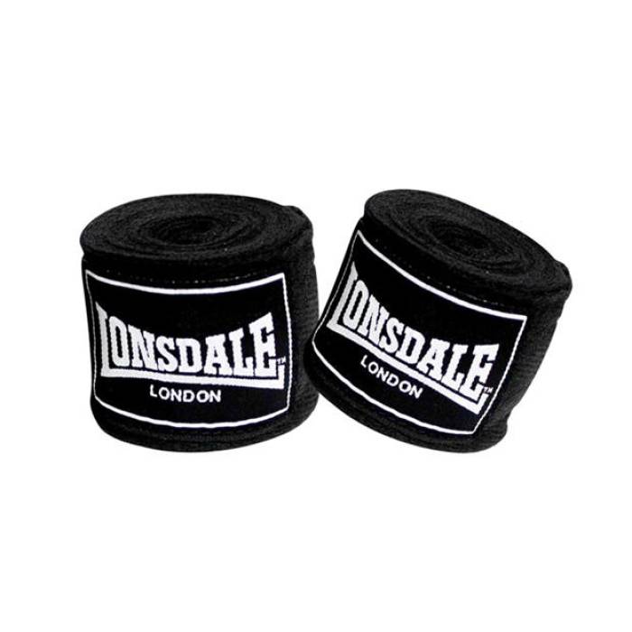 Lonsdale 【 Contender Hand Wrap Unisex Black 】 wrap 一回り ユニ一発やる 黒いこと 黒いこと
