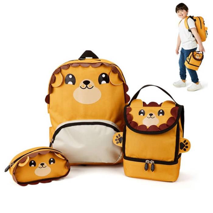Zappi Co 【 Animal Lion Backpack Unisex Yellow 】 バックパック バッグ リュックサック ユニセックス yellow 黄色・イエロー