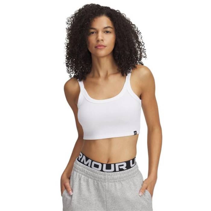 アンダーアーマー Under Armour 【 Rib Tank Top Vest Women White 】 タンクトップ ベスト レディース 白色 ホワイト｜スニケス