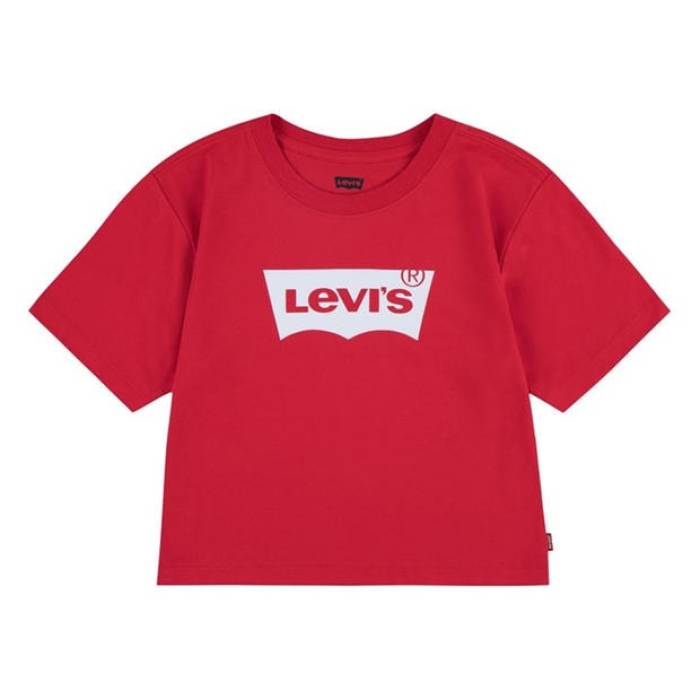 リーヴァイズジーンズ Levis 【 Batwing T-Shirt Kids Red R6W 】 プルオーバー お坊っちゃん キッズ Red 赤・赤いこと