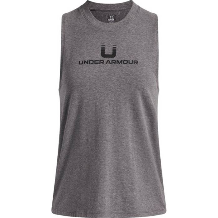 アンダーアーマー Under Armour 【 Varsity Tank Vest Women Pitch Gray 】 タンクトップ ベスト レディース gray 灰色・グレー・グレイ｜スニケス