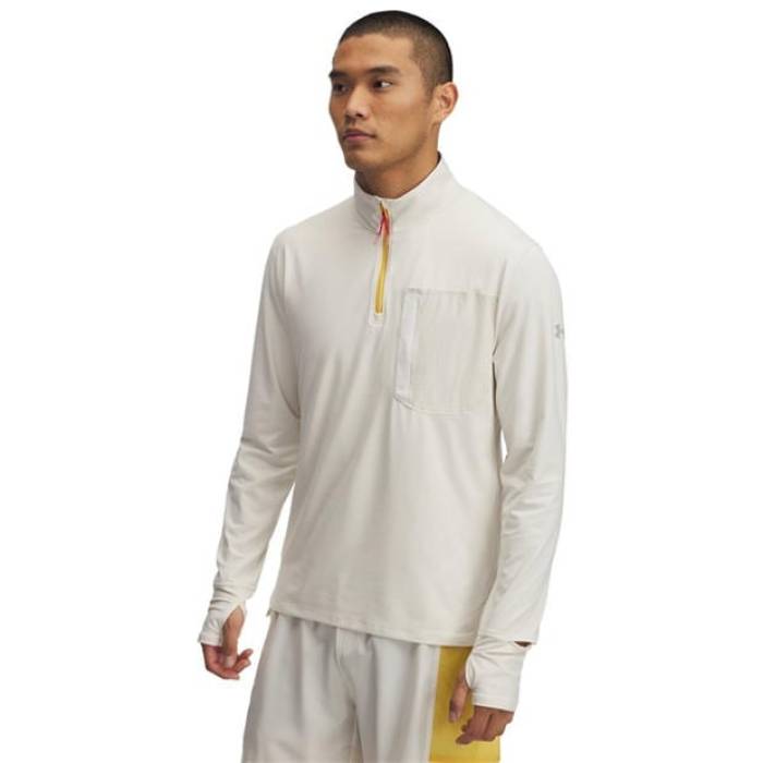 アンダーアーマー Under Armour 【 Long-Sleeve Performance Running Top Men Brown 】 パフォーマンス メンズ 茶色 ブラウン