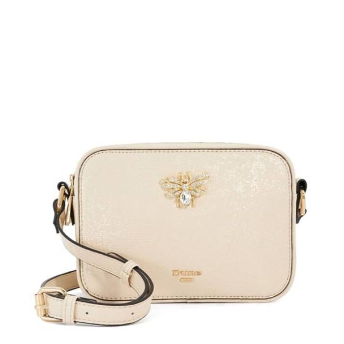 デューンロンドン Dune London 【 Women\u0027s Dusko Cross Body Bag Women Ecru 】 レディース 御徒面子 レディース