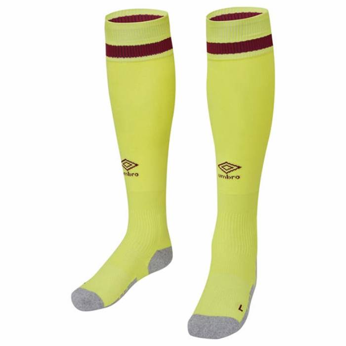 アンブロ Umbro 【 Burnley Domestic Replica Football Socks Unisex Yellow 】 蹴球 靴下・ソックス ユニ一発やる yellow 黄味がかった・黄色