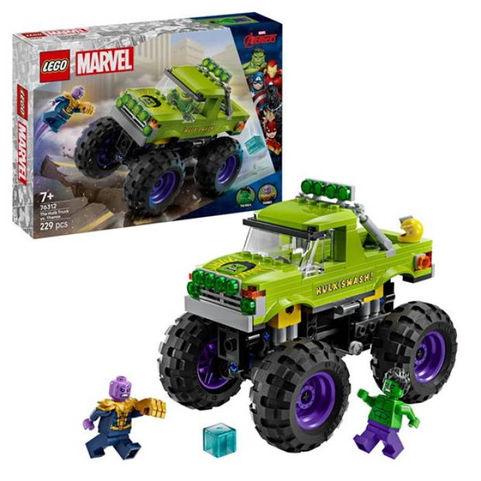 レゴ Lego 【 Marvel The Hulk Truck Vs. Thanos Set 76312 Unisex Hulk Truck 】 ユニ一発やる