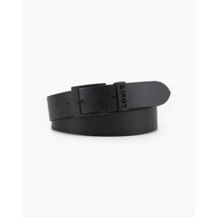 リーヴァイズジーンズ Levis 【 Men\u0027s Ashland Metal Harness Leather Belt Unisex Black 】 メンズ 金属元素 なめし革 胴締め ユニ一発やる 黒いこと 黒いこと