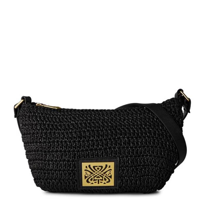 Biba 【 Women\u0027s Crescent Cross Body Bag Women Black 】 レディース 御徒面子 レディース 黒いこと 黒いこと