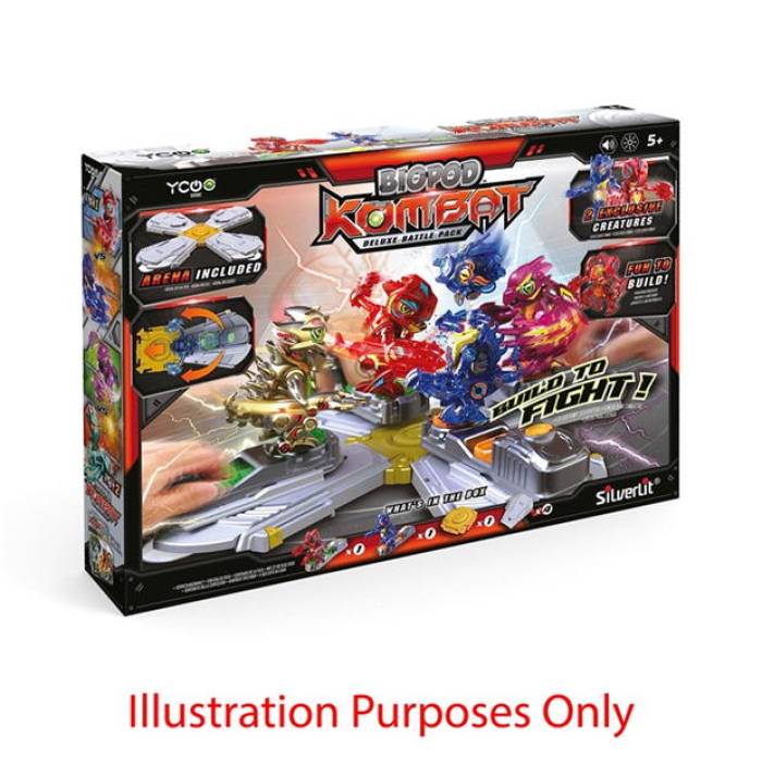 Silverlit 【 Biopod Kombat Deluxe Battle Pack Action Figures Unisex Multi 】 デラックス アクション ユニセックス｜スニケス