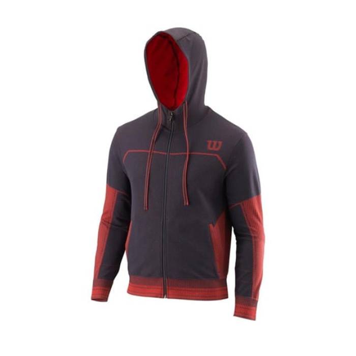 ウィルソン Wilson 【 Rush Hoodie Men Black/Red 】 rush 混雑時 フーディー パーカー メンズ 黒いこと 黒いこと Red 赤・赤いこと
