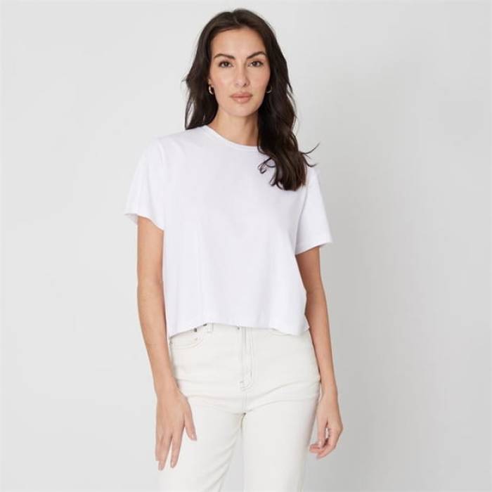 Be You 【 Boxy Regular Fit T-Shirt Women White 】 ティーシャツ レディース 白いこと 白いこと