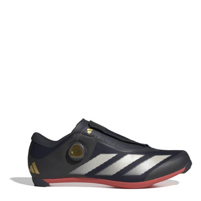 アディダス Adidas 【 Tempo Stripes Boa Road Cycling Shoes Kids Dark Blue 】 シューズ 運動すること靴 御坊っちゃん キッズ 青味 青味
