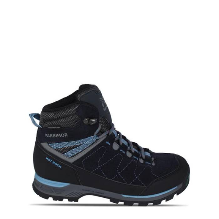 Karrimor 【 Hot Rock Waterproof Walking Boots Juniors Kids Navy/Blue 】 ブーツ お坊っちゃん キッズ 紺色 米国海軍 青碧 青碧