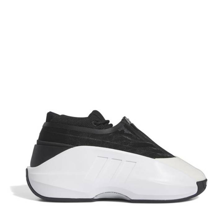 アディダス Adidas 【 Crazy Junior Basketball Trainers Kids Core Black 】 クレイジー バスケットボール シューズ スニーカー ジュニア キッズ コア 黒色 ブラック|スニケス