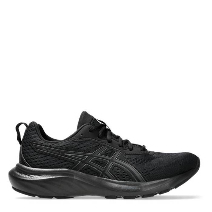 アシックス Asics 【 Gel-Contend 9 Mens Running Shoes Women Black/Graphite 】 メンズ シューズ 運動すること靴 レディース 黒いこと 黒いこと