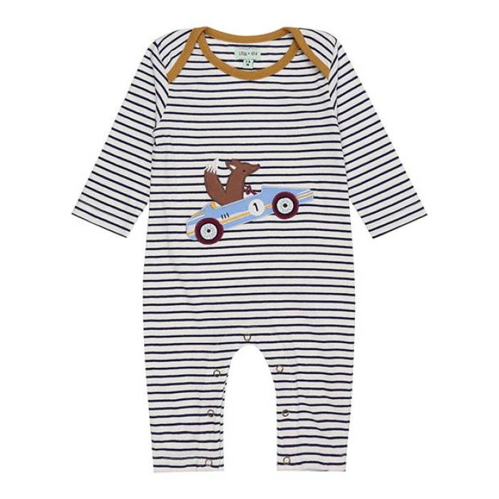 Lilly And Sid 【 Kids\u0027 Playsuit Kids Navy 】 お坊っちゃん キッズ 紺色 米国海軍