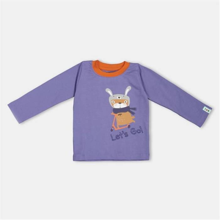 Lilly And Sid 【 Scooter T-Shirt Kids Blue 】 プルオーバー 御坊っちゃん キッズ 青味 青み