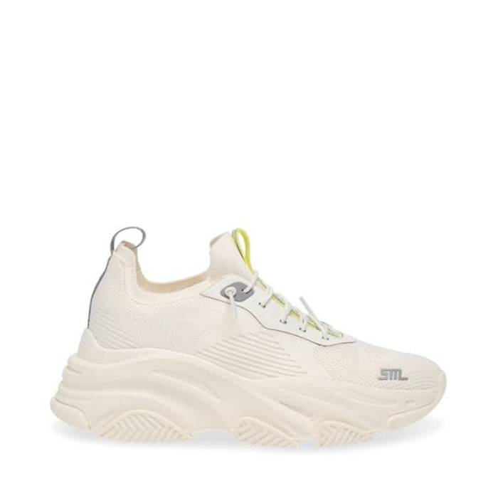 スティーブマデン Steve Madden 【 Women's Vault Low-Top Trainers Women Bone 】 レディース ボルト シューズ スニーカー レディース