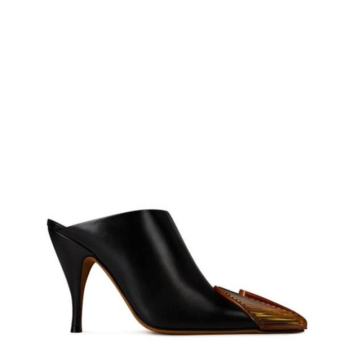 Off White 【 Women's Lunar Mule High Sculpted Heel Women Black 】 レディース ルーナー・ルナー ハイ ヒール レディース 黒色 ブラック