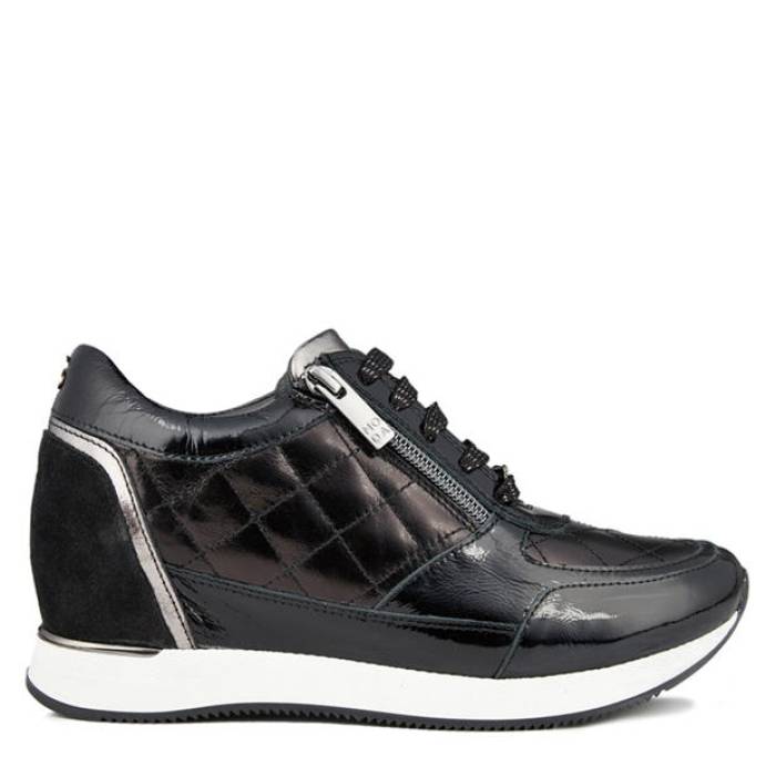 Moda In Pelle 【 Berke Trainers Women Black 】 シューズ スニーカー レディース 黒色 ブラック