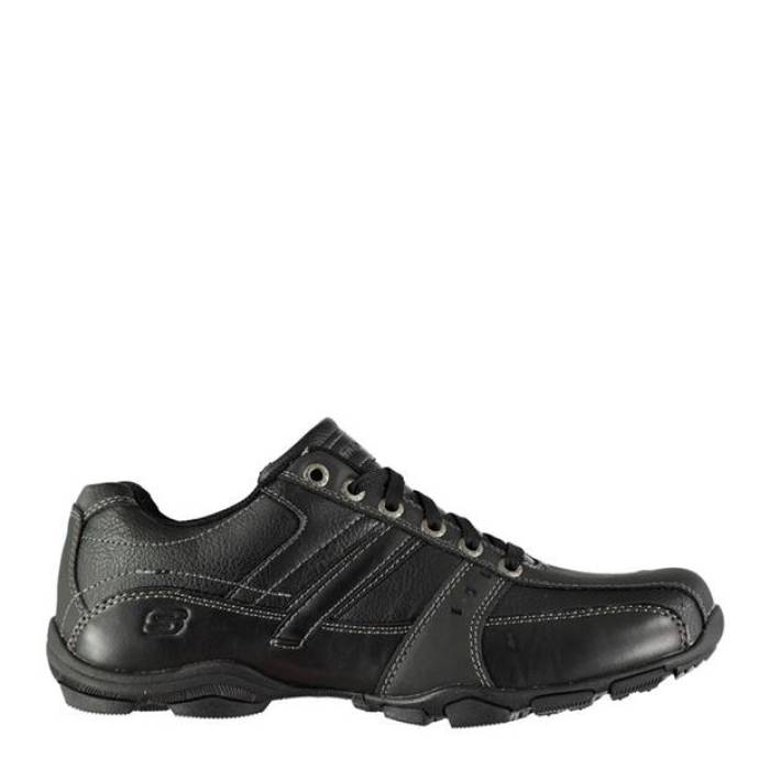 スケッチャーズ Skechers 【 Marter Lace Casual Shoe Mens Men Black 】 カジュアル メンズ メンズ 黒色 ブラック