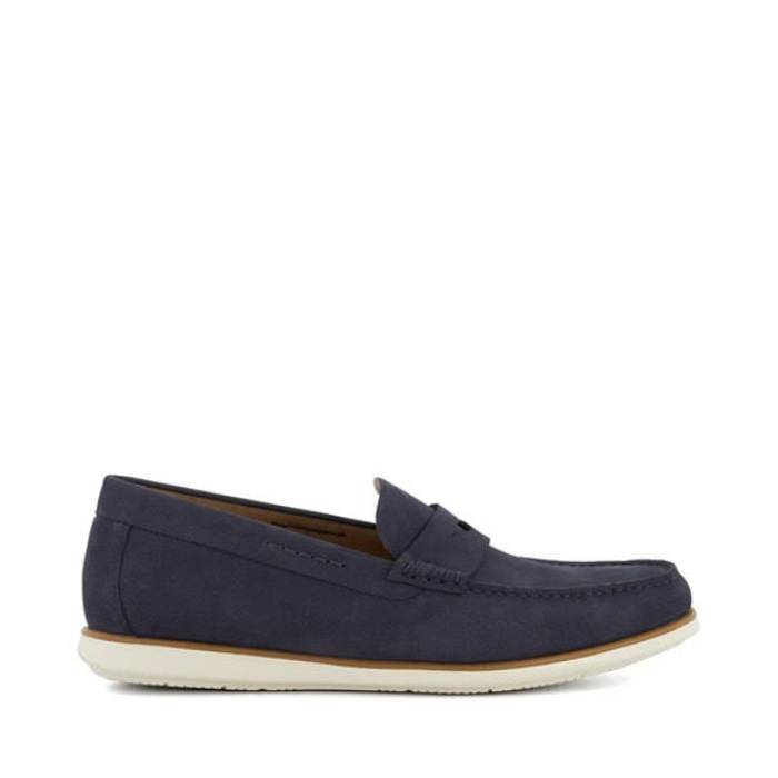 デューンロンドン Dune London 【 Berkly Loafers Men Navy Nubuck 177 】 ローファー メンズ 紺色 ネイビー|スニケス