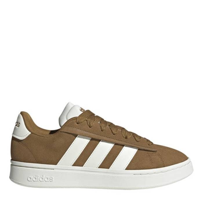アディダス Adidas 【 Grand Court Alpha 00S Low-Top Trainers Mens Men Bronze/Off Whit 】 地べた 厚地の外套 アルファ シューズ スニーカー メンズ メンズ 銅・ブロンズ