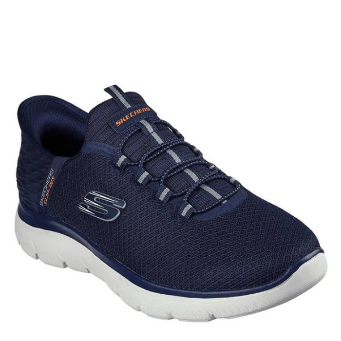 スケッチャーズ Skechers 【 Slip-Ins: Summits - High Range Mens Men Navy 】 ハイ メンズ メンズ 紺色 ネイビー|スニケス