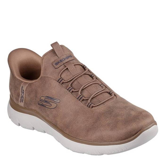 スケッチャーズ Skechers 【 Slip-Ins: Summits - High Range Mens Men Whisky 】 ハイ メンズ メンズ｜スニケス