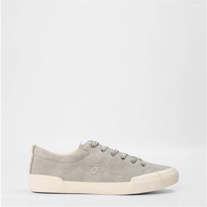 ファーラー Farah 【 Dallas Vulcanised Low-Top Trainers Men Grey 】 ダラス シューズ スニーカー メンズ 薄墨色 薄墨色