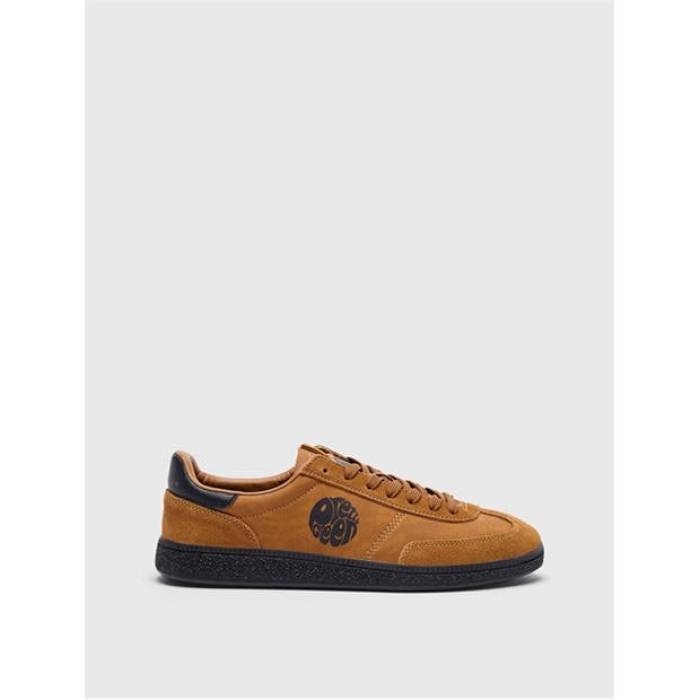 プリティーグリーン Pretty Green 【 Men's Pg Ramblas Low-Top Trainers Men Tobacco 】 メンズ シューズ スニーカー メンズ タバコ