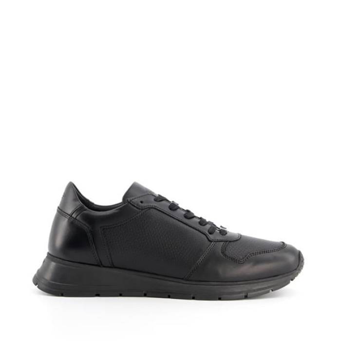 デューンロンドン Dune London 【 Treats Trainers Men Black Lth 484 】 シューズ スニーカー メンズ 黒色 ブラック