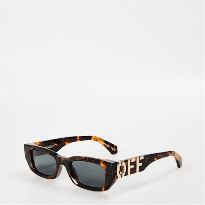 Off White 【 Unisex Hays Square Frame Sunglasses Unisex 6007 Havana 】 サングラス ユニセックス